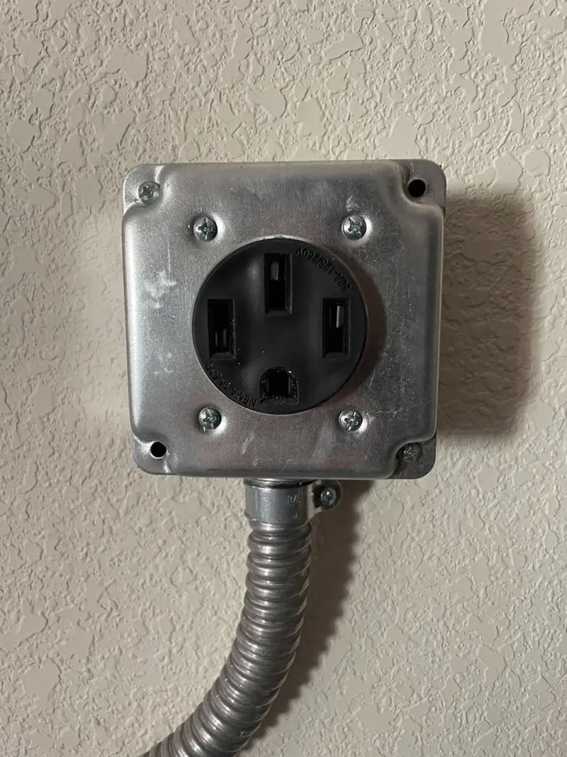 NEMA 14-50 outlet installed for Electrical Panel Upgrade in Haines City