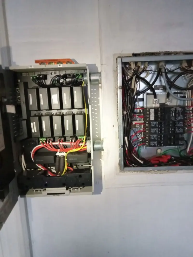 Electrical panel upgrade completed for Security Camera Wiring in Haines City